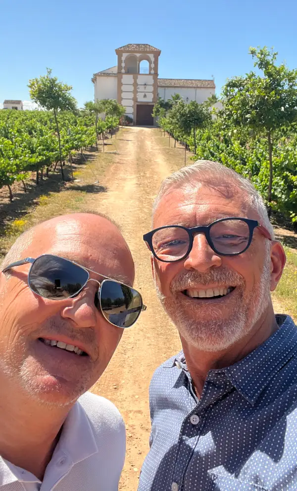 Michael og Erik — ejere af Castillo del Alma